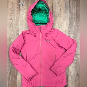 Patagonia Pink Jacket with Green Lining